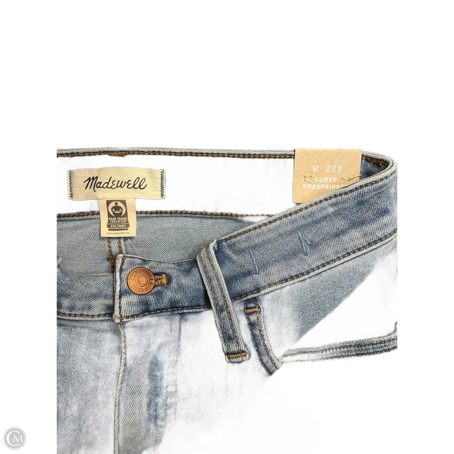 Jeans Skinny By Madewell In Blue, Size: 4