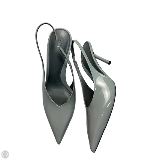 Shoes Heels Kitten By Zara In Grey, Size: 9