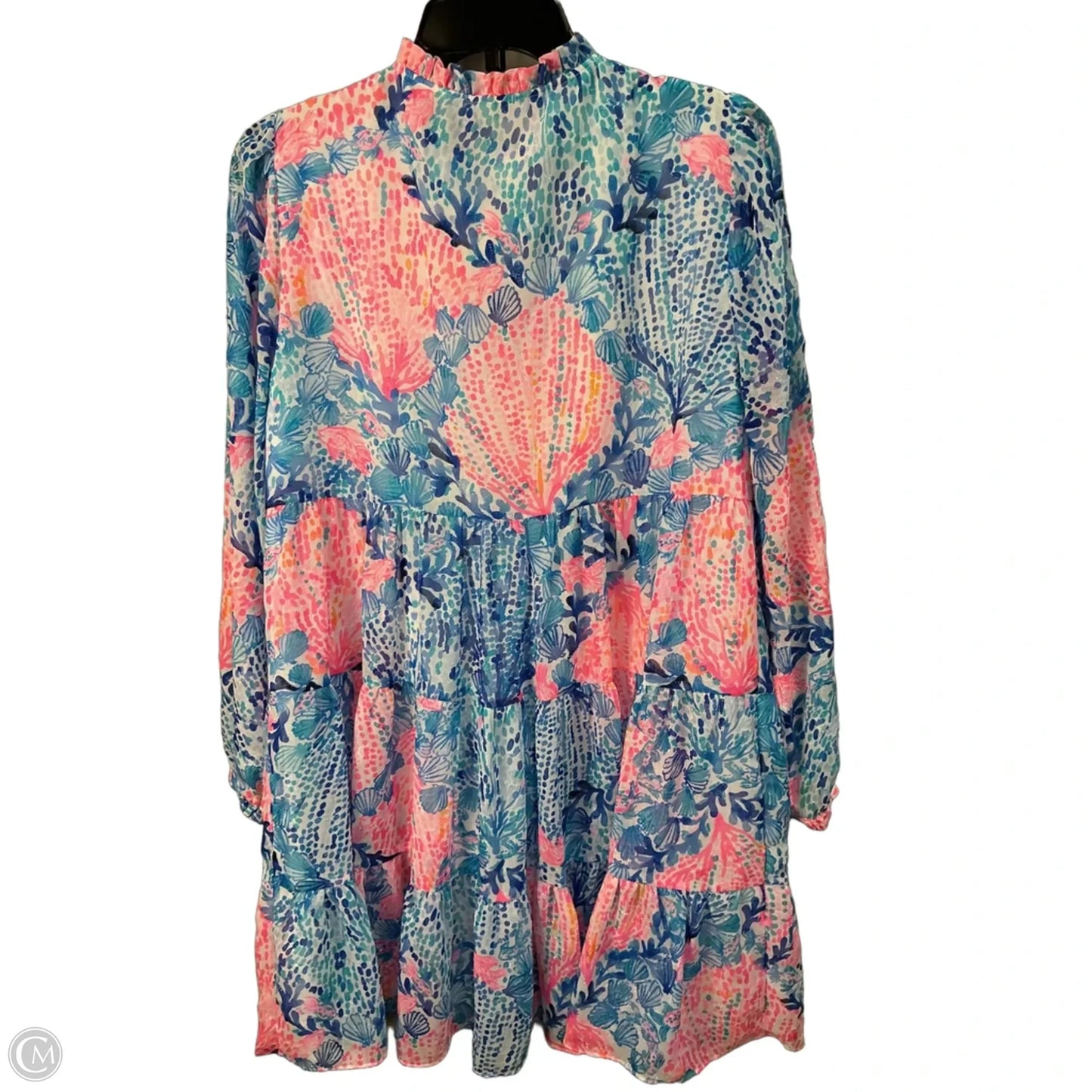 Dress Designer By Lilly Pulitzer In Blue & Pink, Size: M