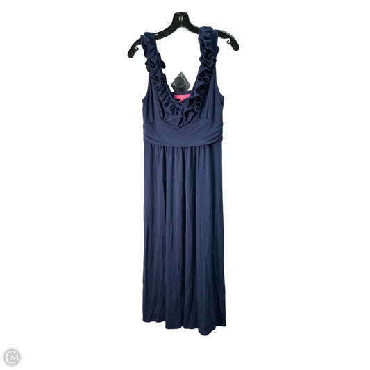 Dress Designer By Lilly Pulitzer In Navy, Size: M