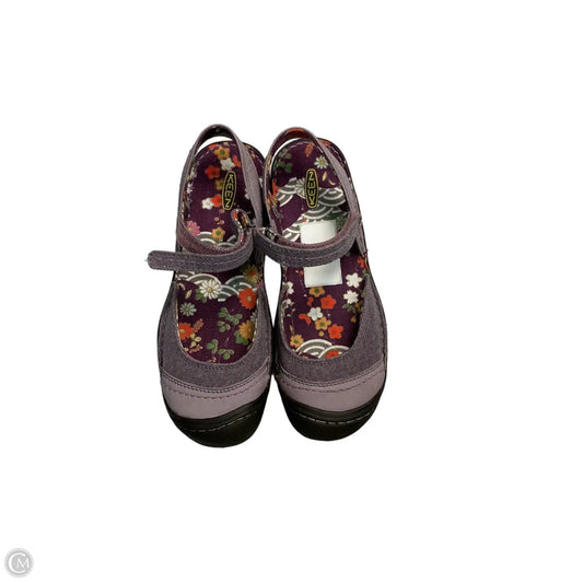Shoes Flats By Keen In Purple, Size: 10