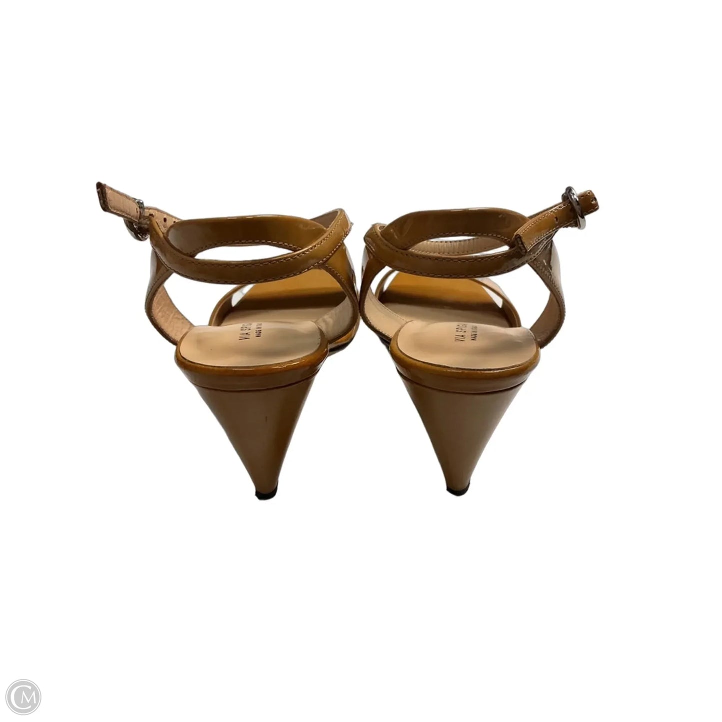 Shoes Heels Kitten By Via Spiga In Beige, Size: 9