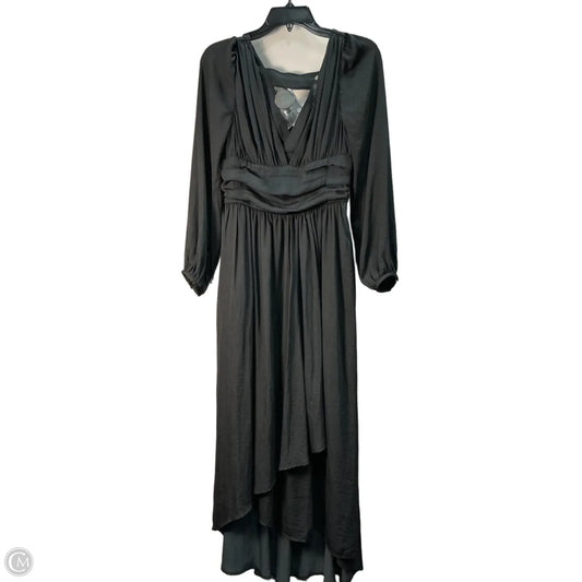 Dress Party Midi By Anthropologie In Black, Size: S