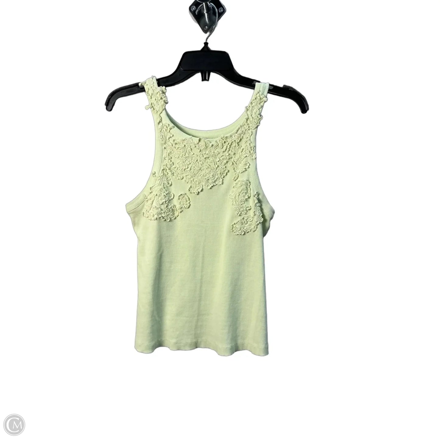Top Sleeveless By Anthropologie In Green, Size: L