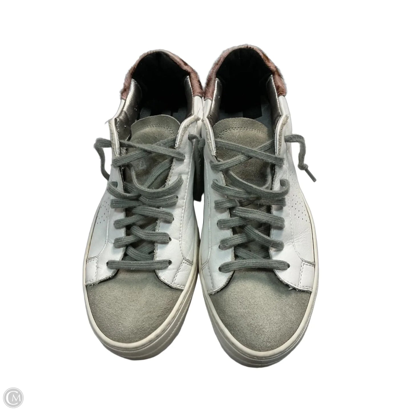 Shoes Sneakers By P448 In Grey & White, Size: 10