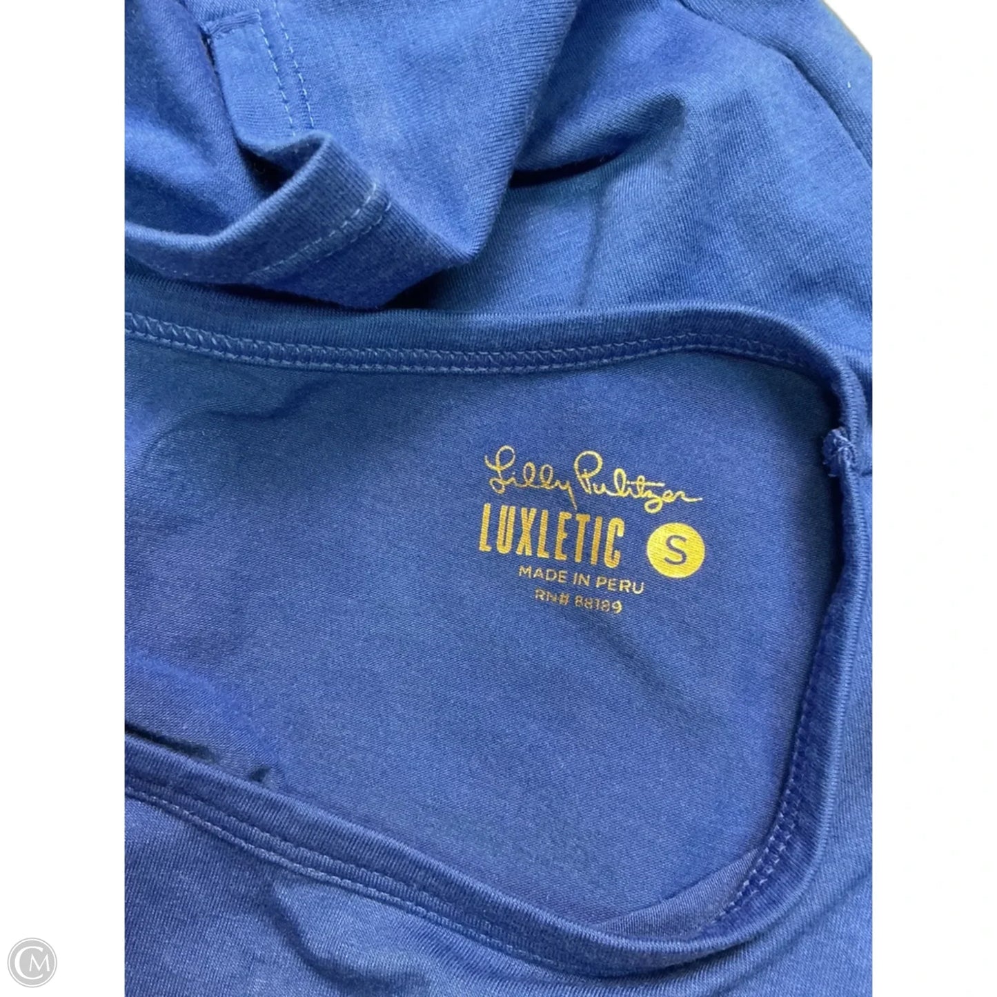 Top Sleeveless Designer By Lilly Pulitzer In Blue, Size: S