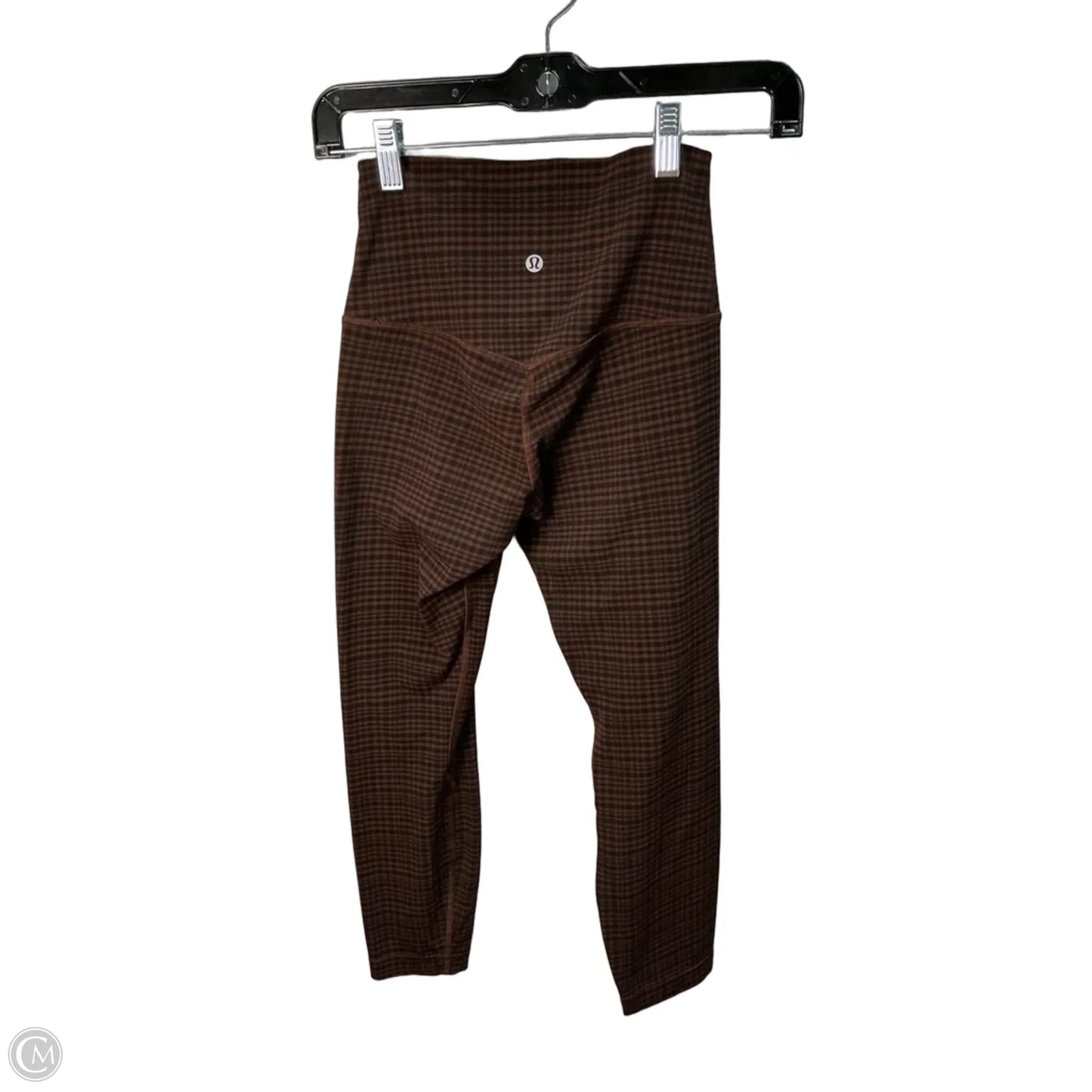 Athletic Leggings By Lululemon In Black & Brown, Size: Xs