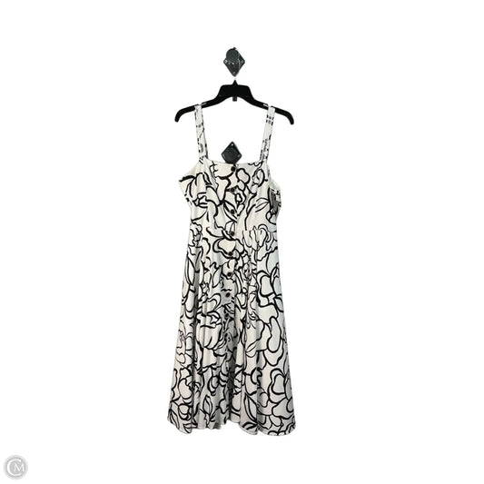 Dress Party Long By White House Black Market In Black & White, Size: L