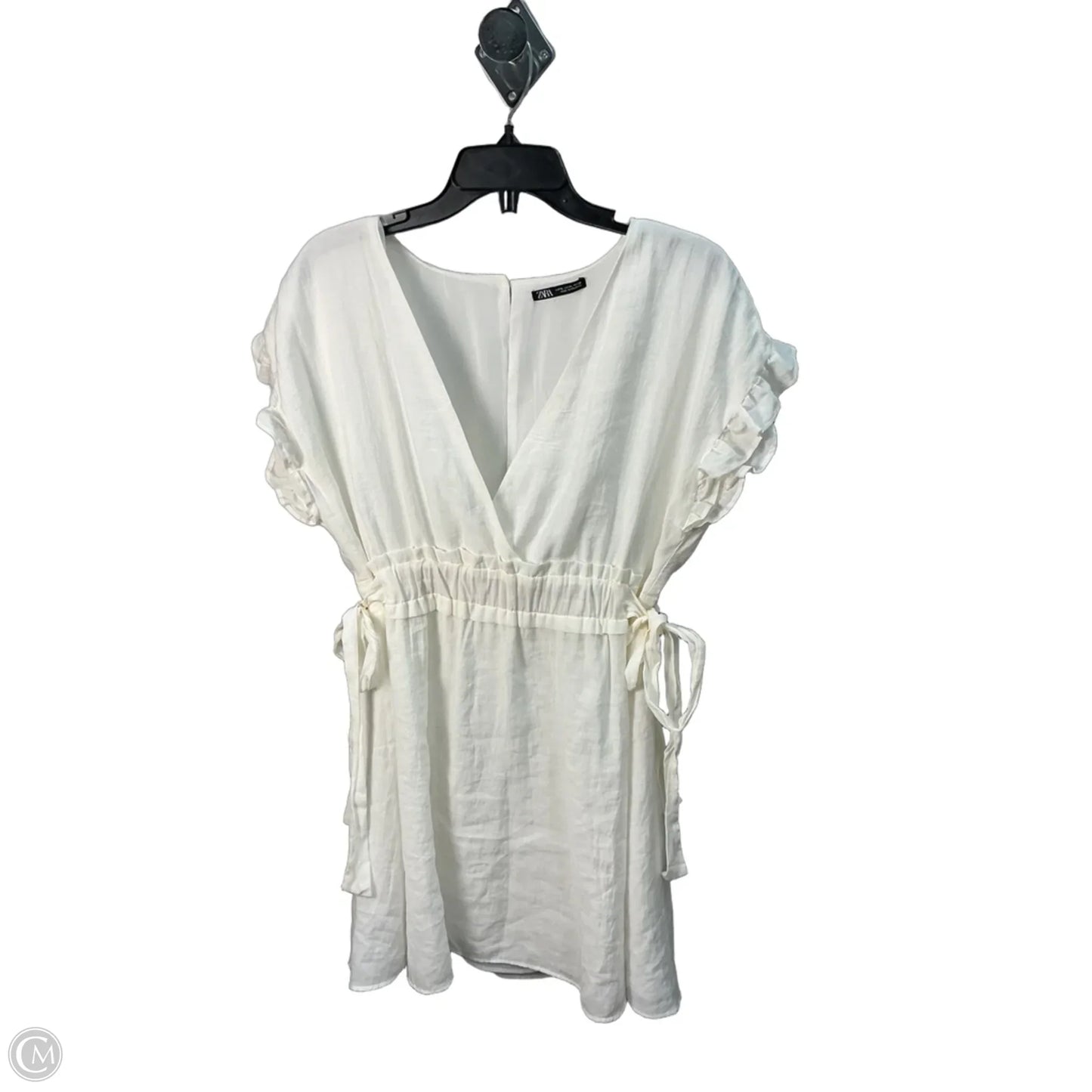 Dress Party Short By Zara In White, Size: Xl