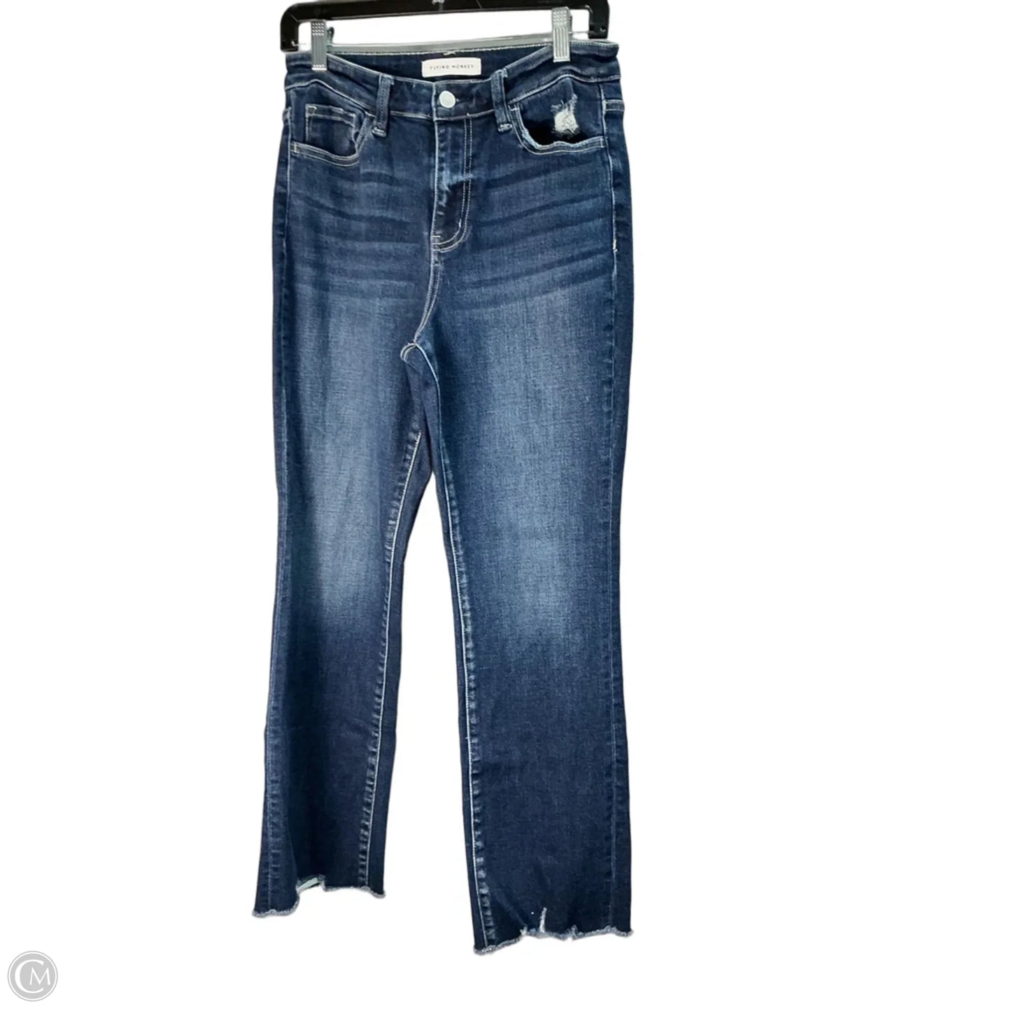 Jeans Straight By Flying Monkey In Blue, Size: 6