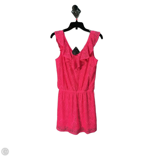 Romper Designer By Lilly Pulitzer In Pink, Size: S