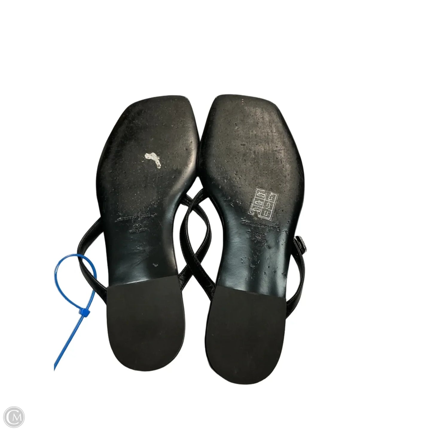 Shoes Luxury Designer By Alexander Wang In Black & Silver, Size: 7.5