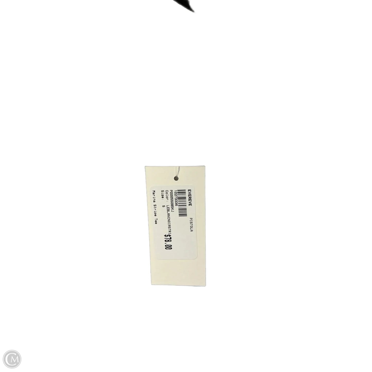 Top Sleeveless Basic By Pistola In Black & Cream, Size: S