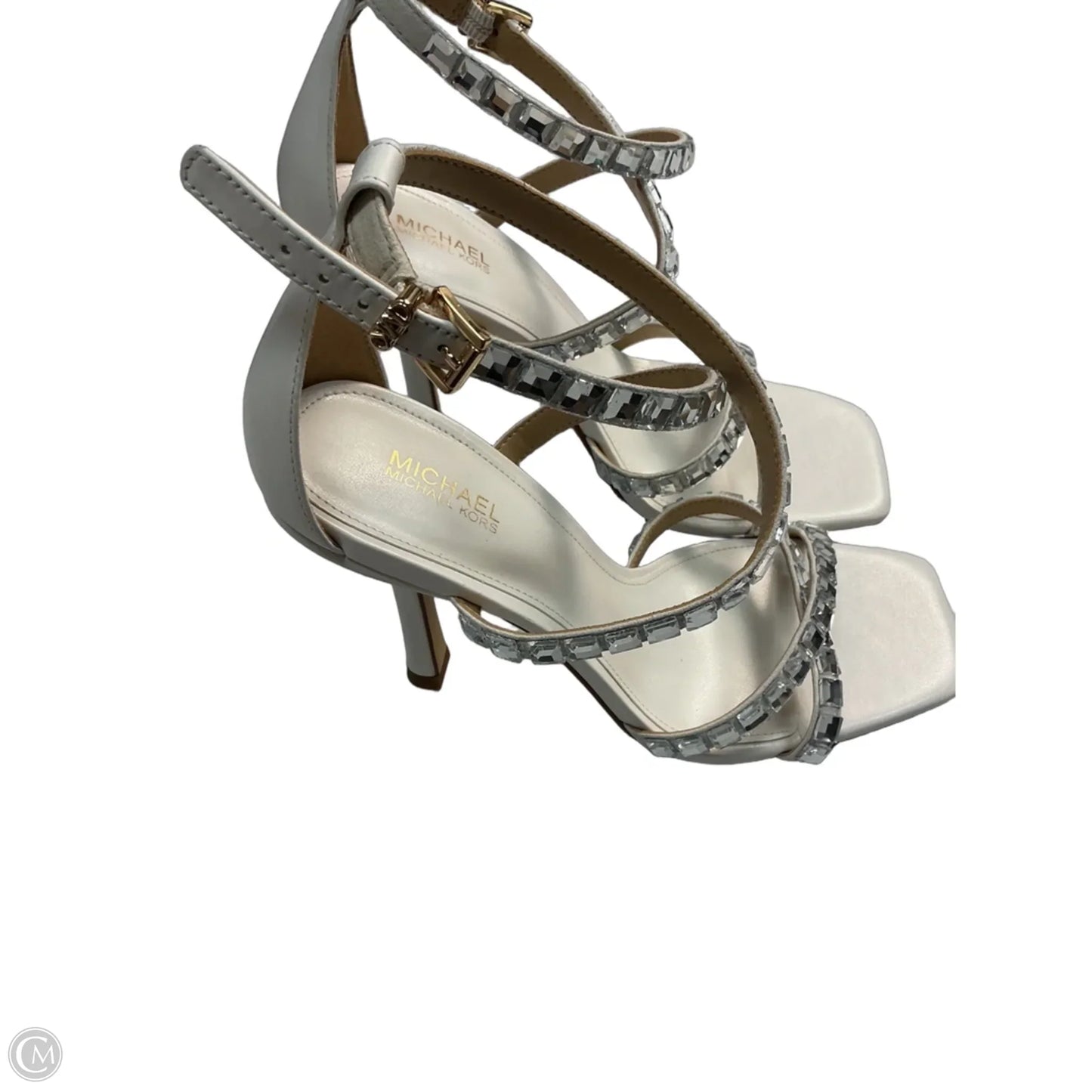 Shoes Heels Stiletto By Michael By Michael Kors In White, Size: 7.5