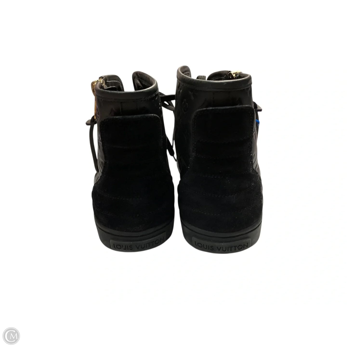 Shoes Luxury Designer By Louis Vuitton In Black, Size: 6