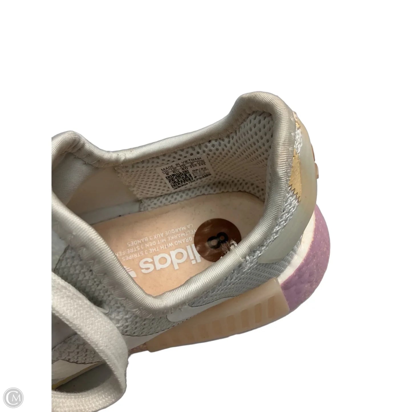 Shoes Athletic By Adidas In White, Size: 8