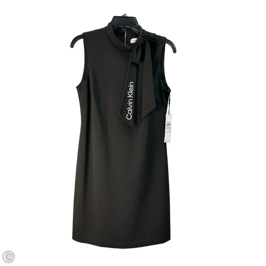 Dress Casual Midi By Calvin Klein In Black, Size: M