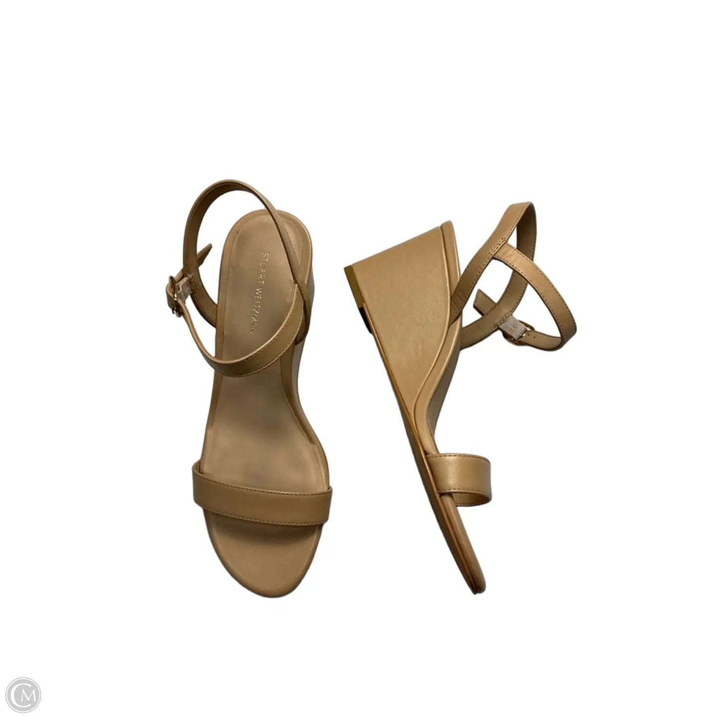 Shoes Designer By Stuart Weitzman In Beige, Size: 7