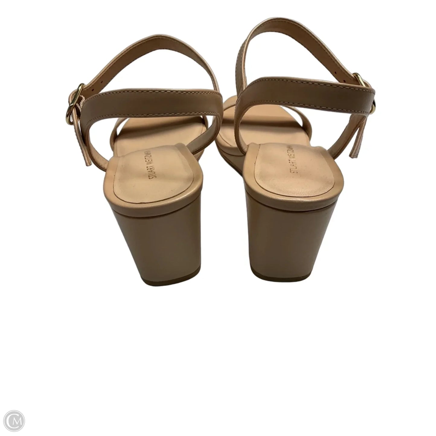 Shoes Designer By Stuart Weitzman In Beige, Size: 7