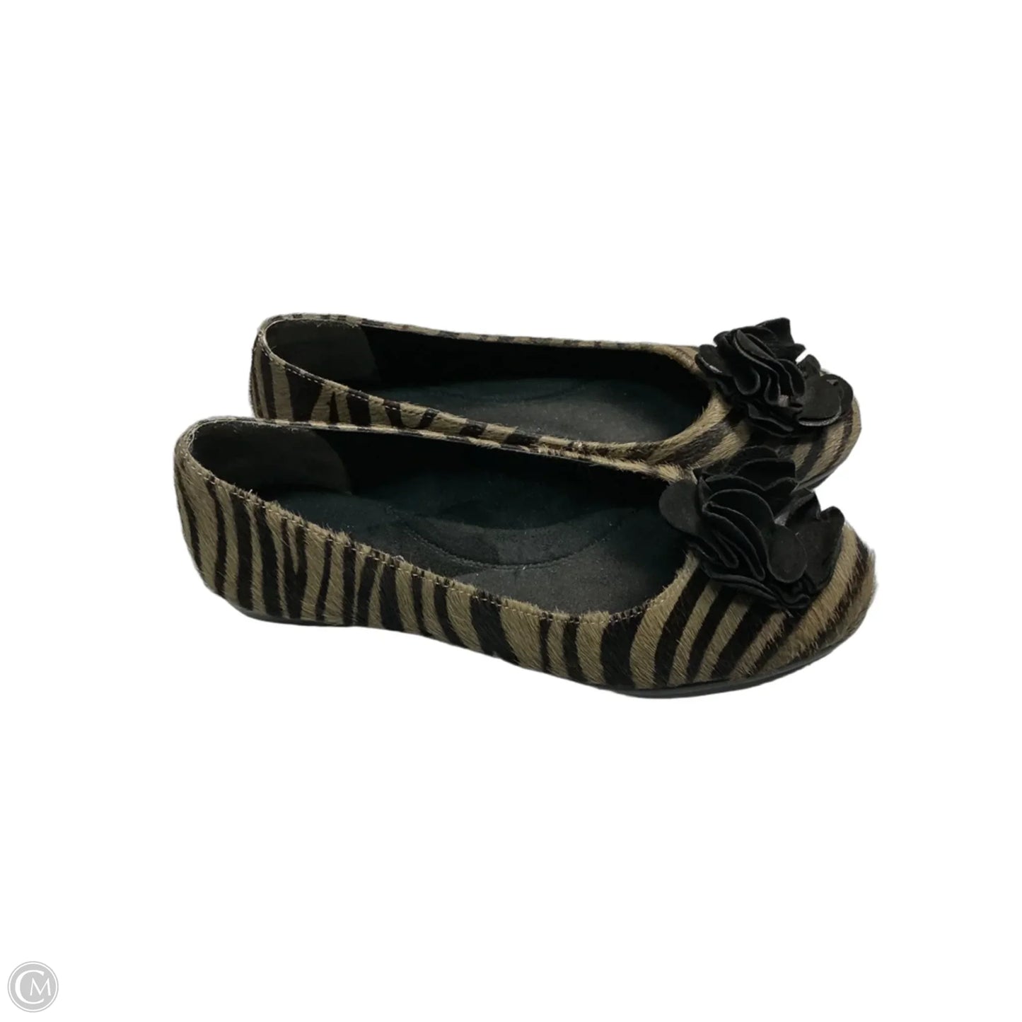 Shoes Flats By Aerosoles In Black & Brown, Size: 8