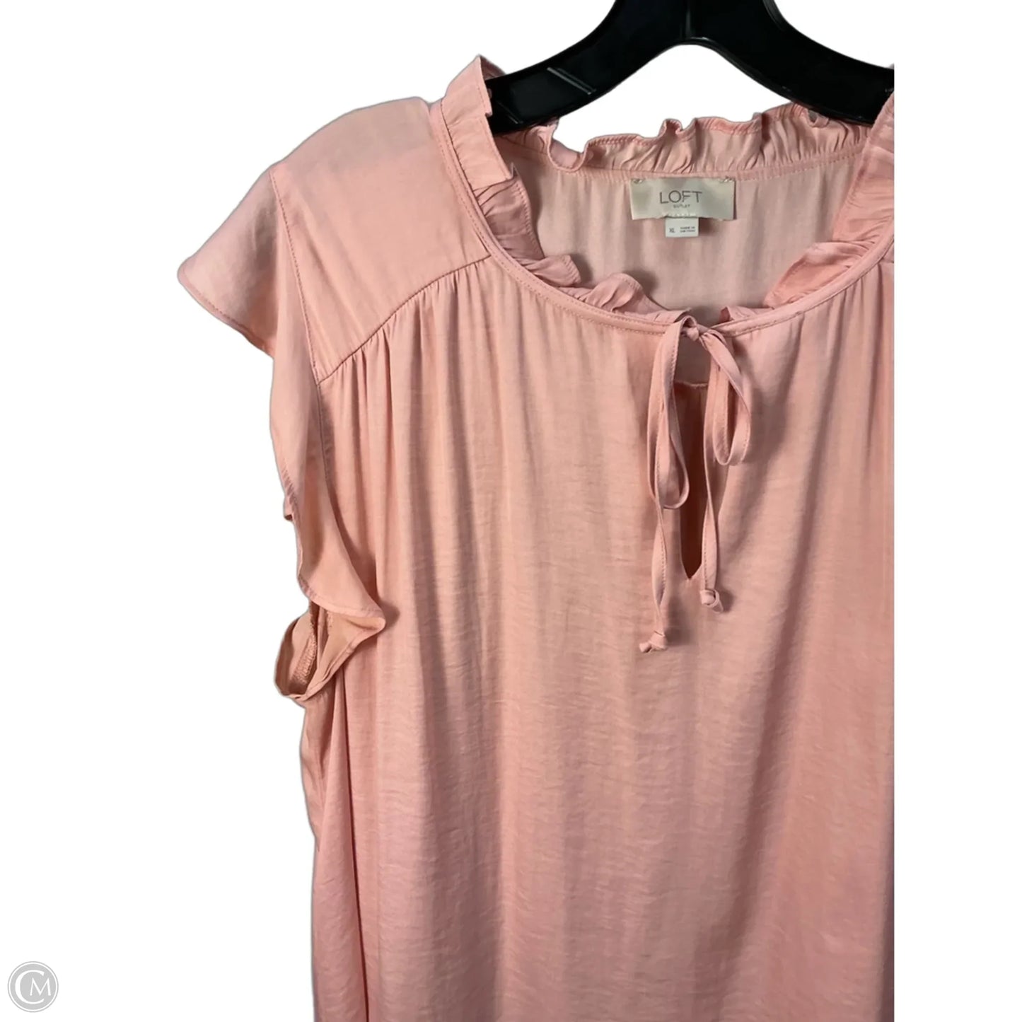 Top Sleeveless Basic By Loft In Pink, Size: Xl