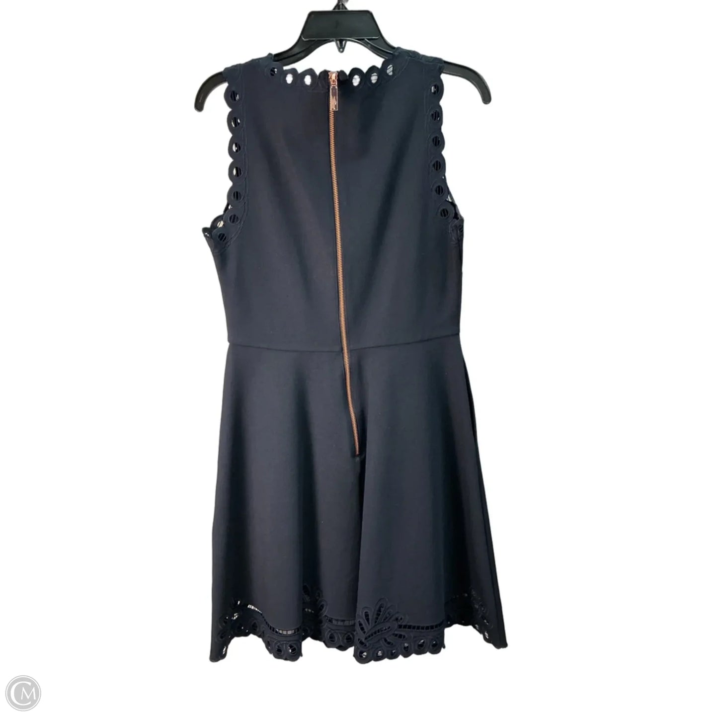 Dress Casual Midi By Ted Baker In Blue, Size: Medium