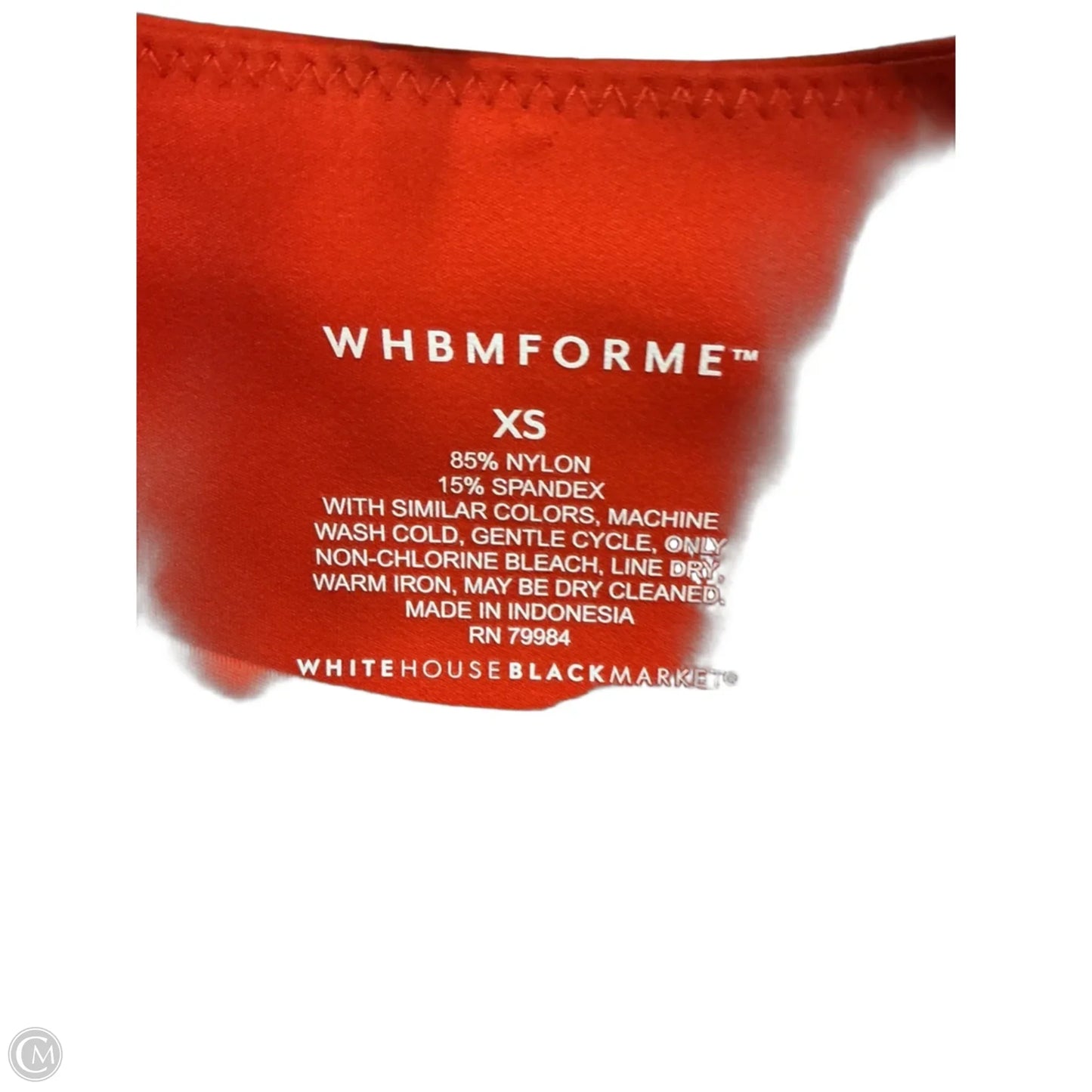 Top Short Sleeve By White House Black Market In Red, Size: Xs