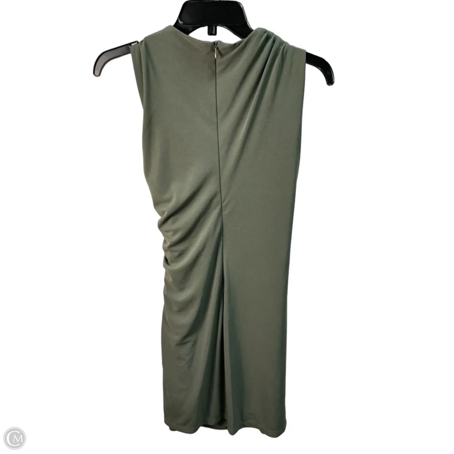 Dress Casual Midi By Zara In Green, Size: M