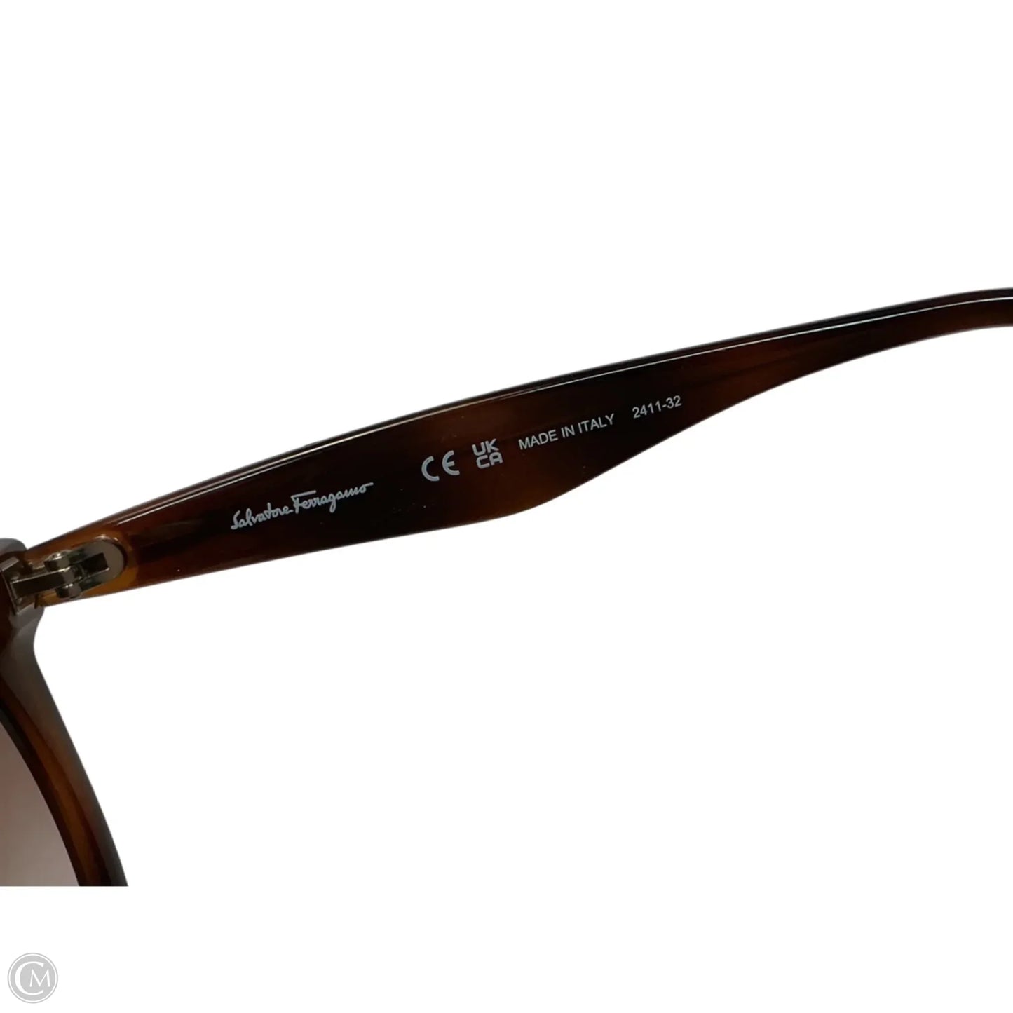 Sunglasses Luxury Designer By Ferragamo, Size: