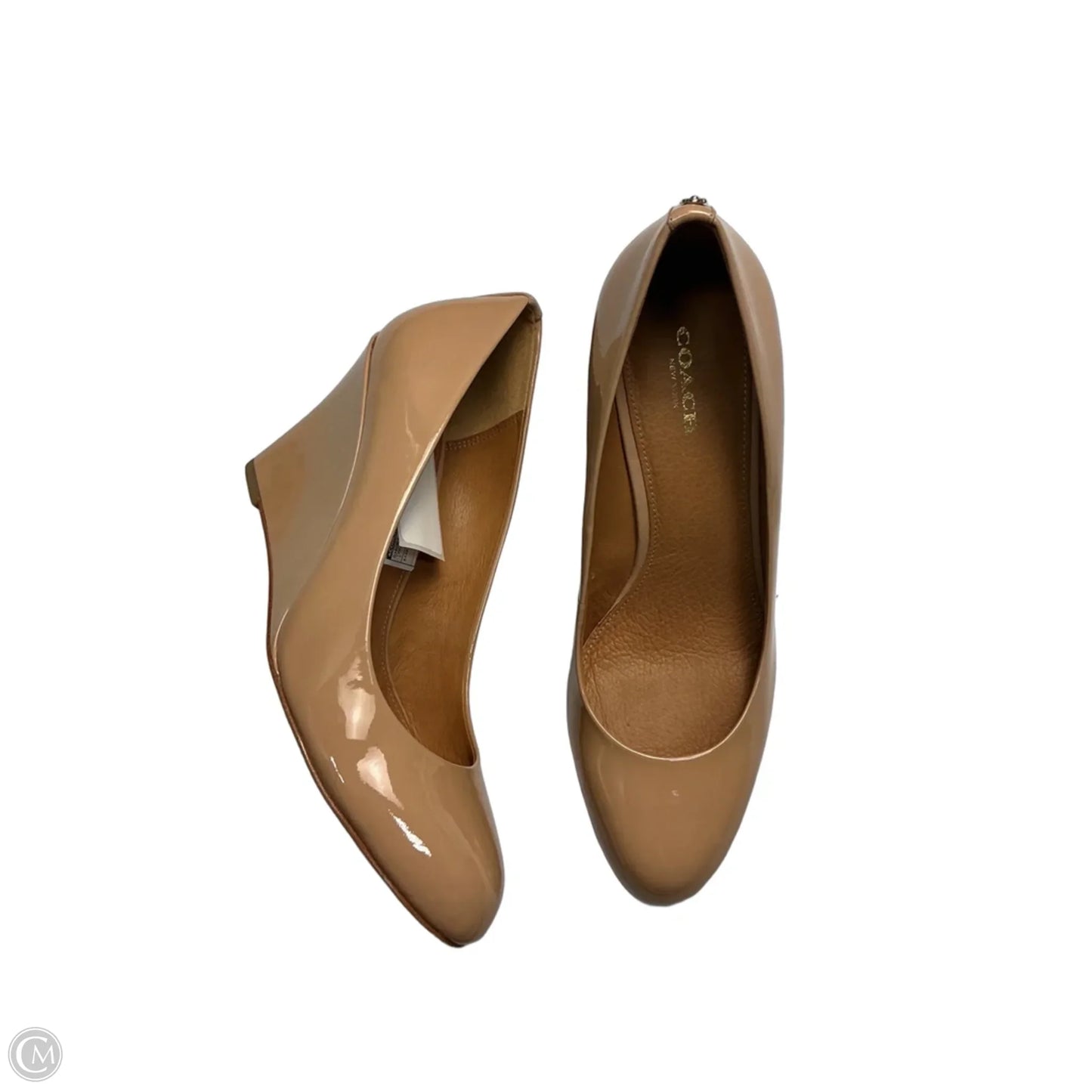 Shoes Designer By Coach In Tan, Size: 7