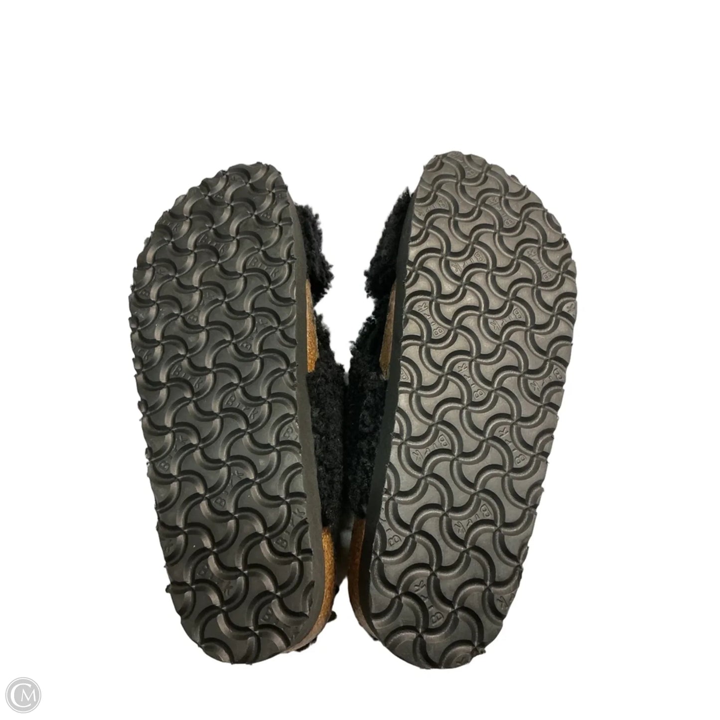 Sandals Flats By Birkenstock In Black, Size: 9