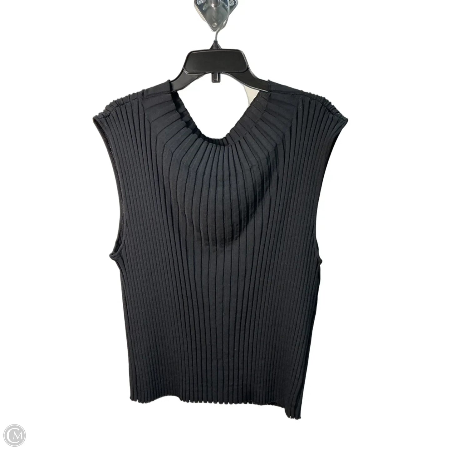 Top Sleeveless By T Tahari In Black, Size: Xl