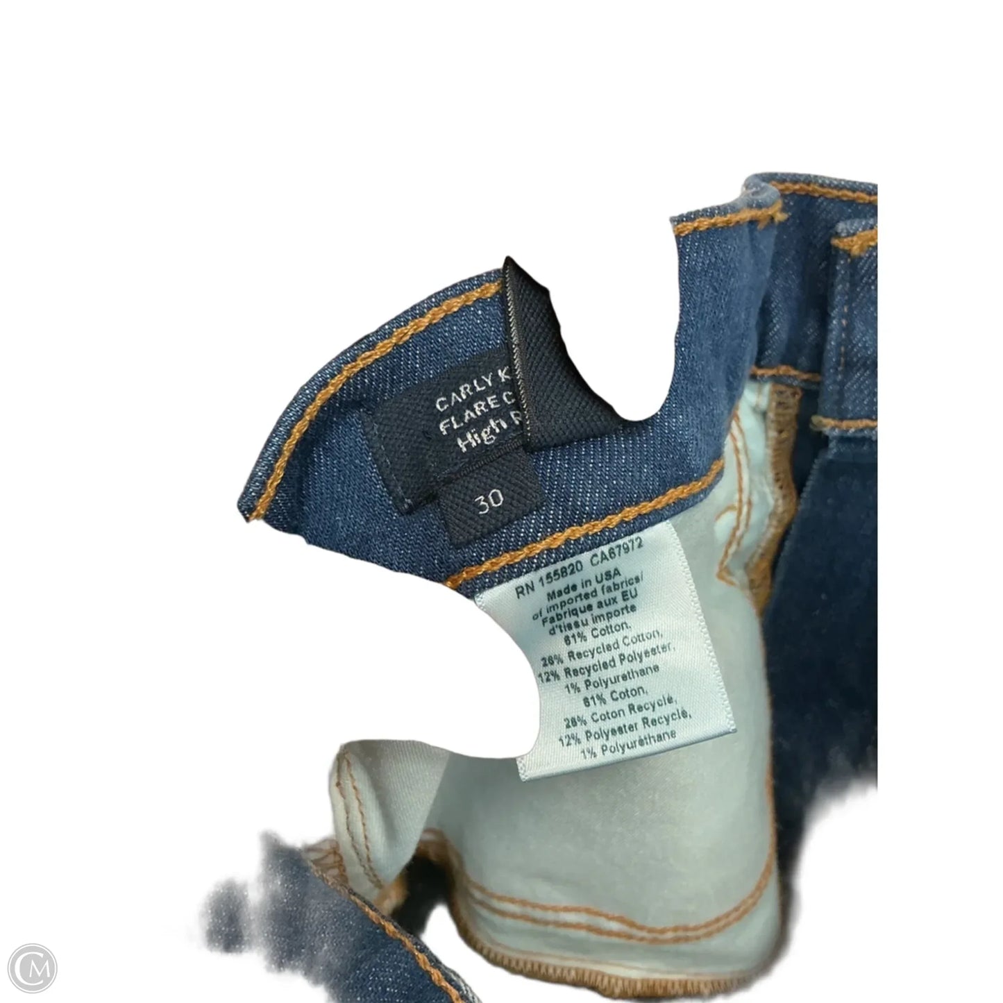 Jeans Wide Leg By Veronica Beard In Blue, Size: 30