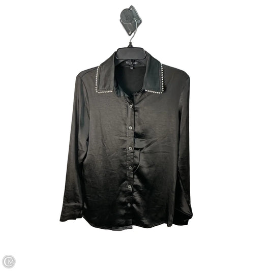 Top Long Sleeve By Kittenish In Black, Size: S