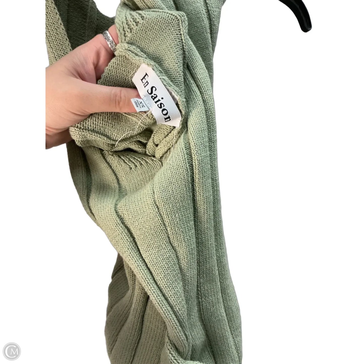 Top Sleeveless By En Saison In Green, Size: Xs