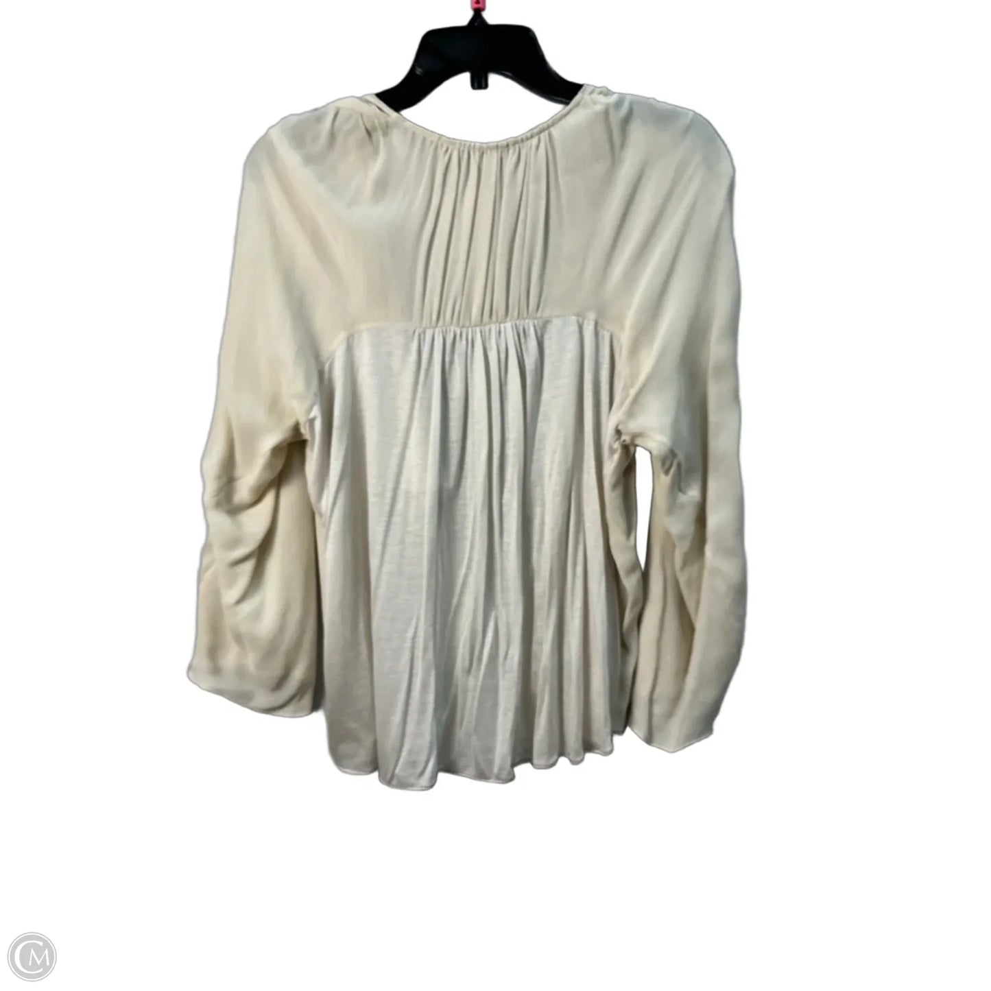 Top Short Sleeve Designer By Alice + Olivia In Tan, Size: S