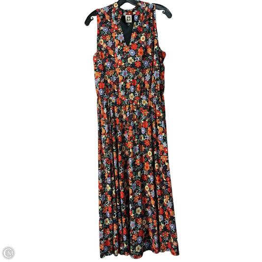 Dress Casual Maxi By Anne Klein In Floral Print, Size: 18