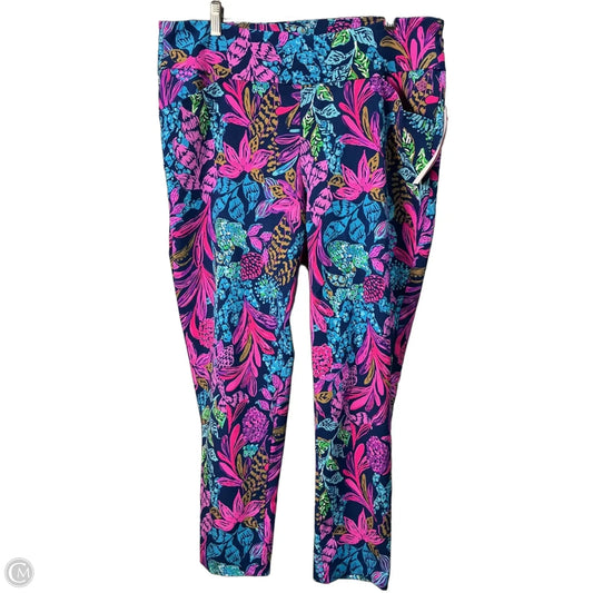 Pants Designer By Lilly Pulitzer In Navy, Size: 16