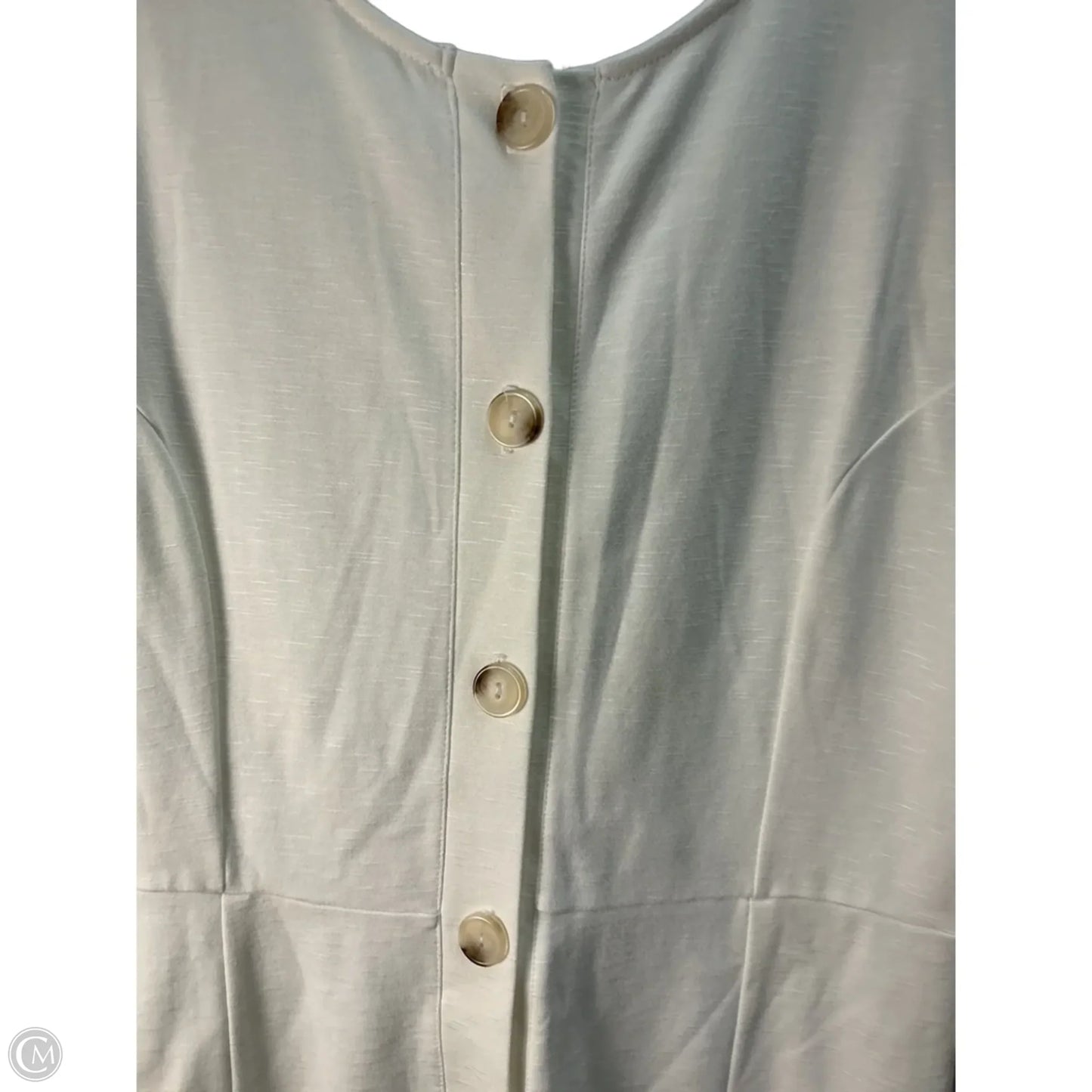 Dress Casual Midi By Ava James In Cream, Size: Xl