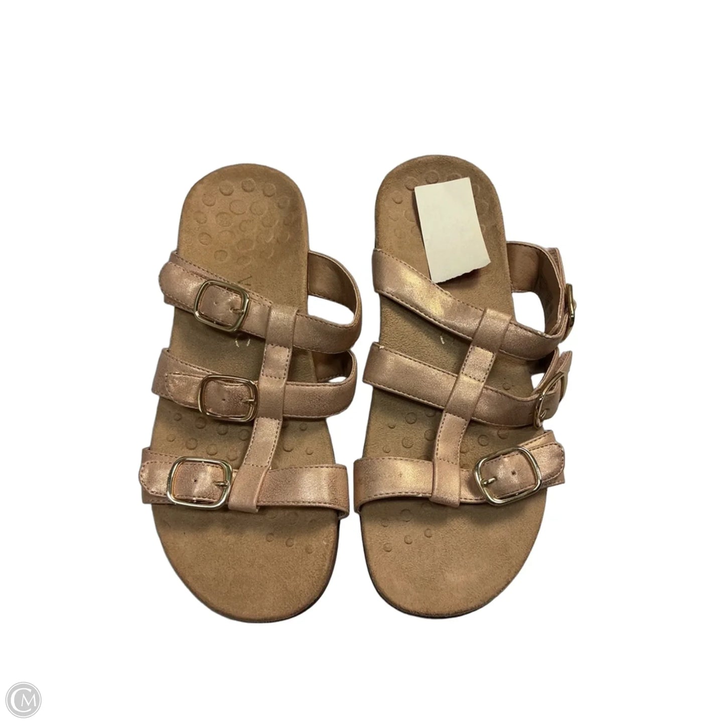 Sandals Flats By Vionic In Pink, Size: 9