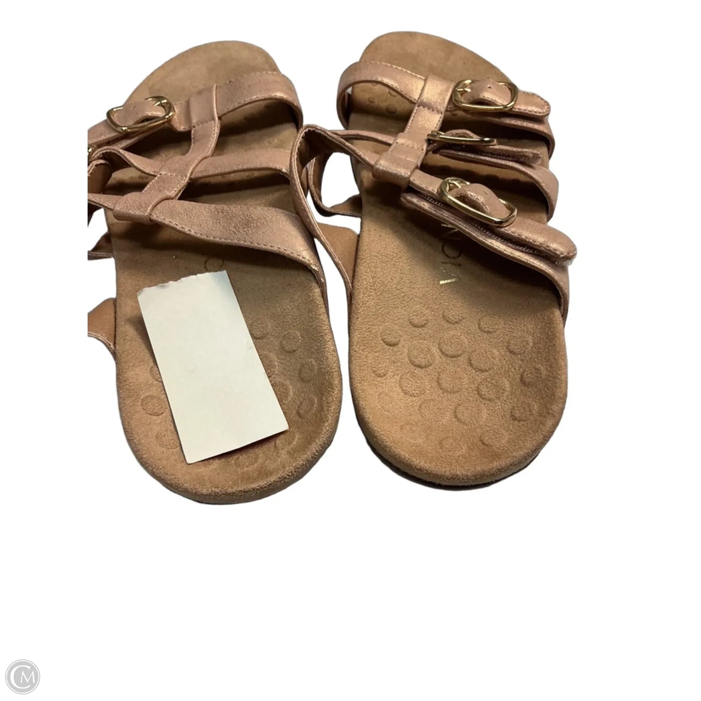 Sandals Flats By Vionic In Pink, Size: 9