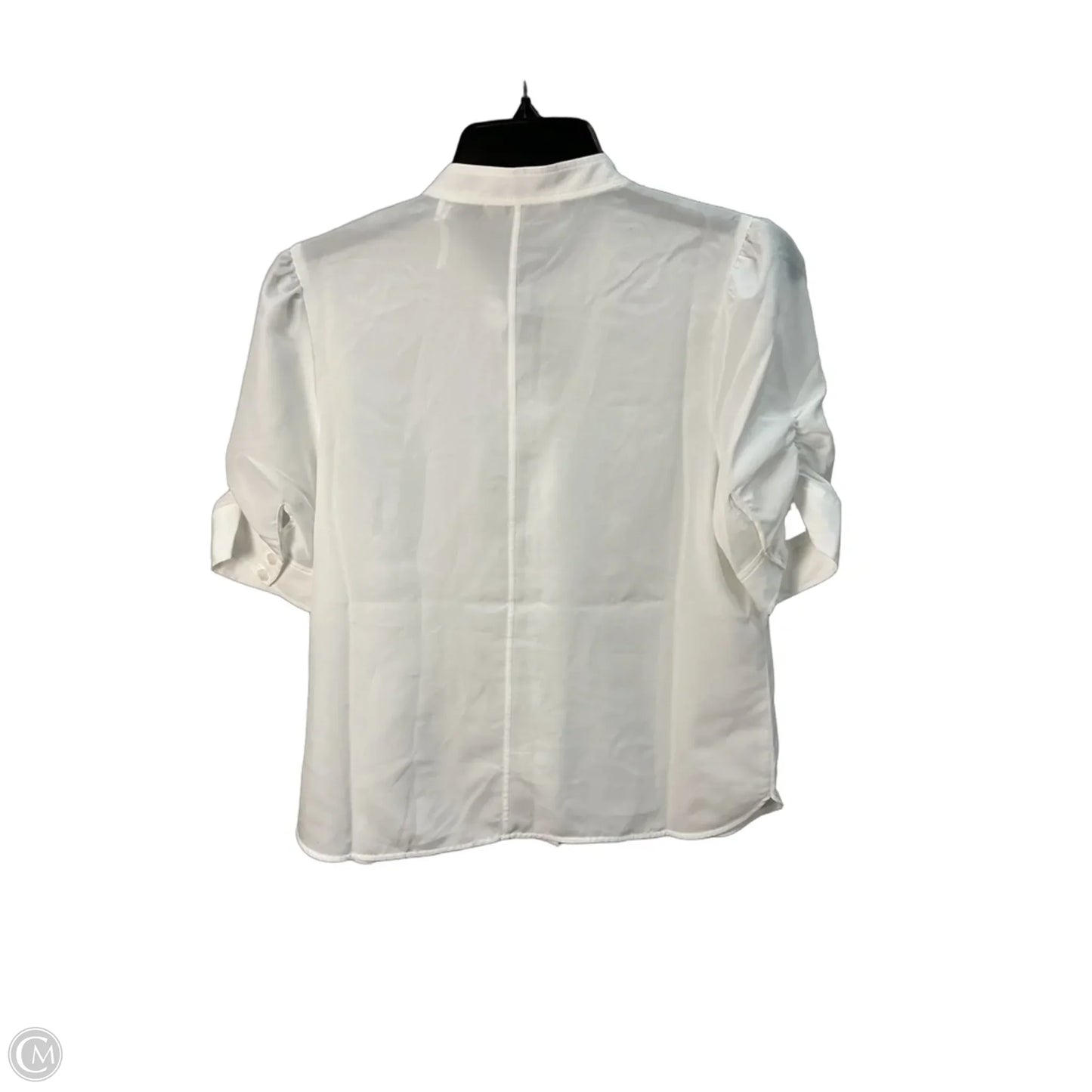 Top Short Sleeve By Frame In White, Size: S