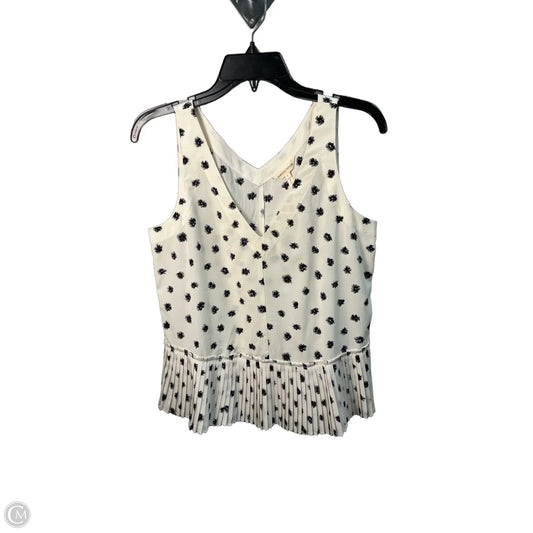 Top Sleeveless By Rebecca Taylor In Beige, Size: Xl