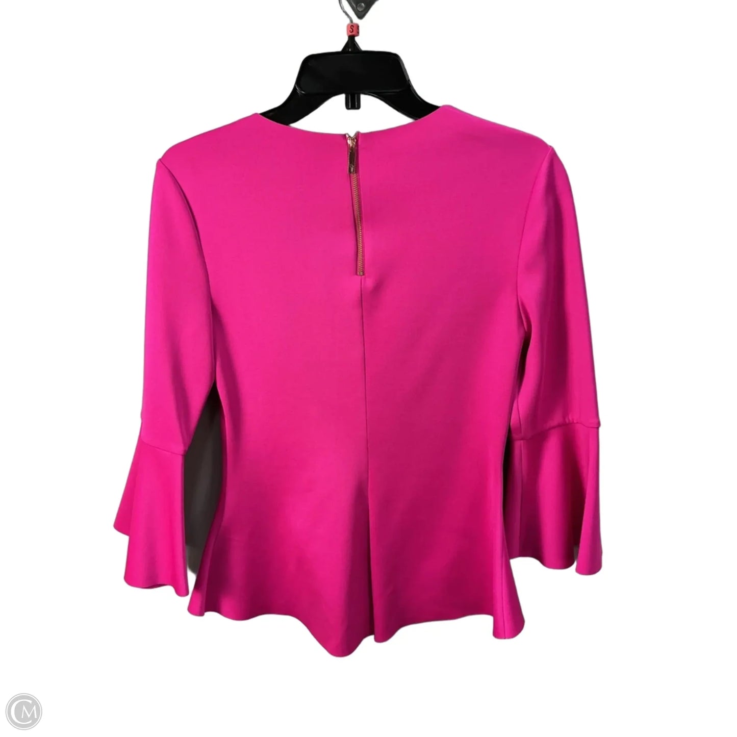 Top Long Sleeve By Ted Baker In Pink, Size: SMALL