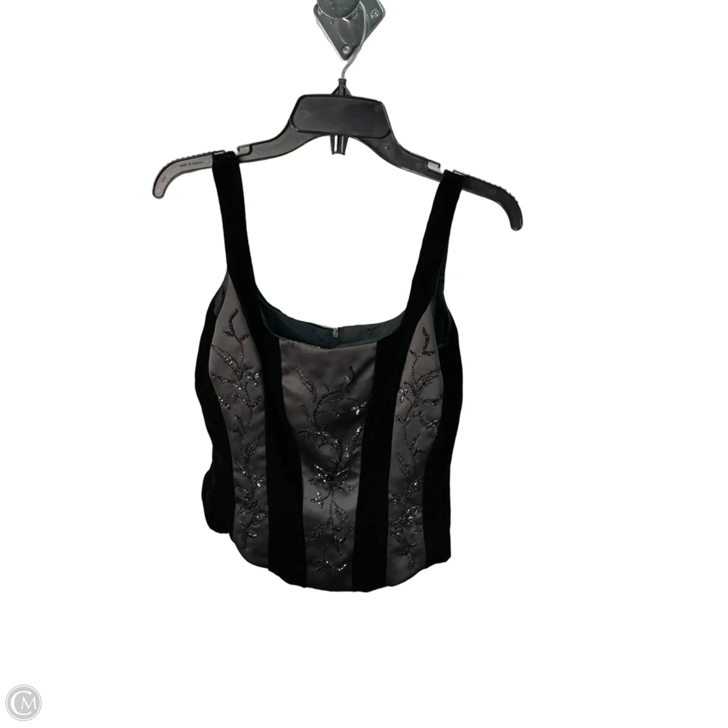 Top Sleeveless By Kay Unger In Black, Size: M