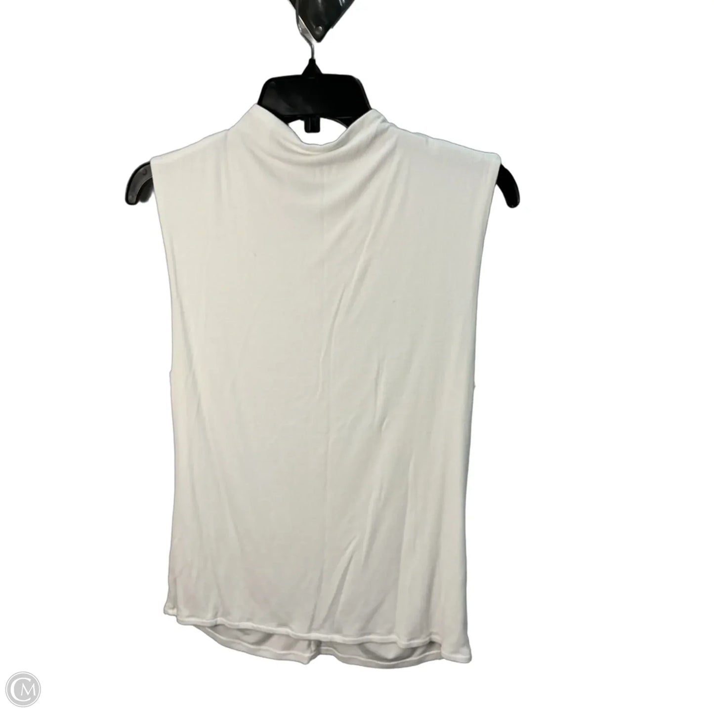 Top Sleeveless By Elie Tahari In White, Size: L