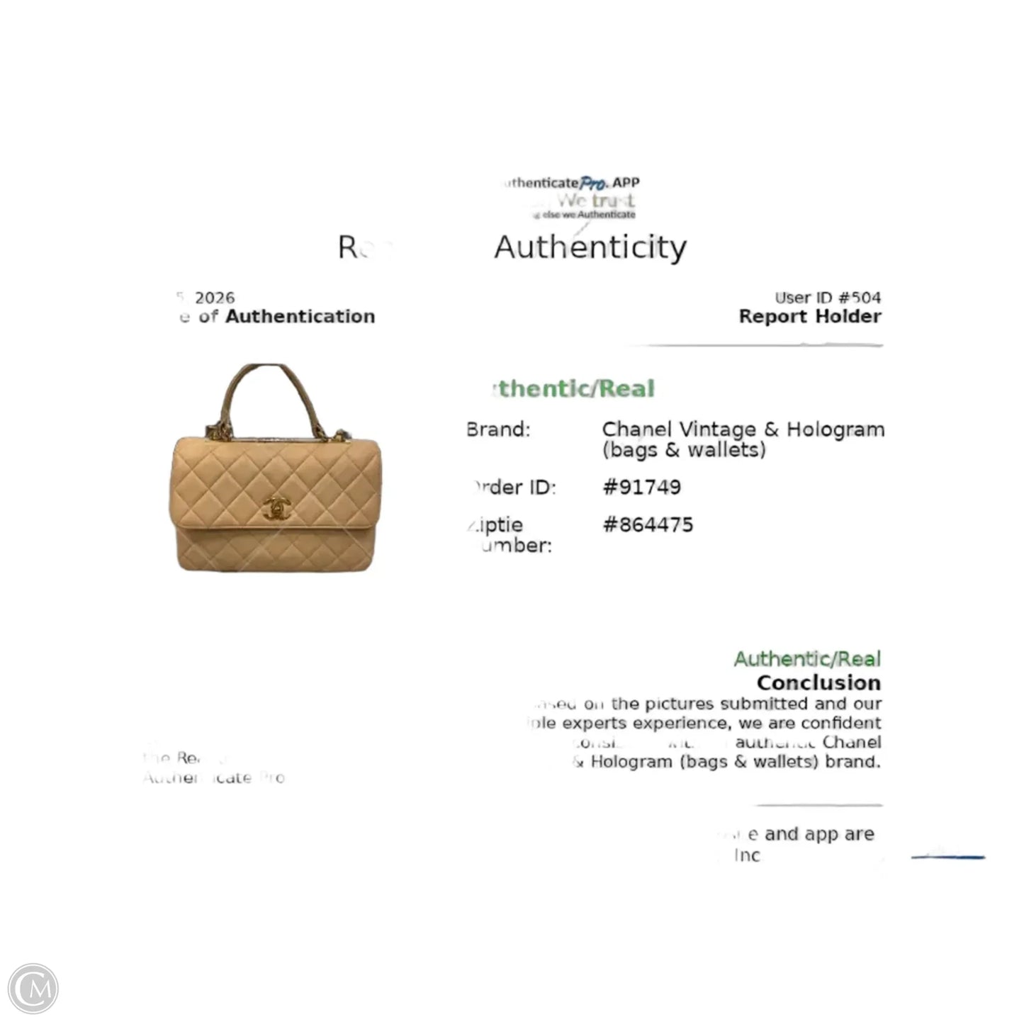 Crossbody Luxury Designer By Chanel, Size: Medium