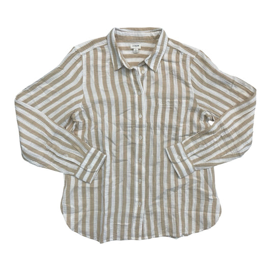 Top Ls By J. Crew In Striped Pattern, Size:L