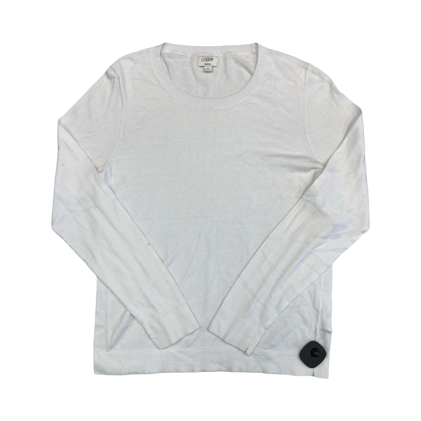 Sweater By J. Crew In White, Size:L