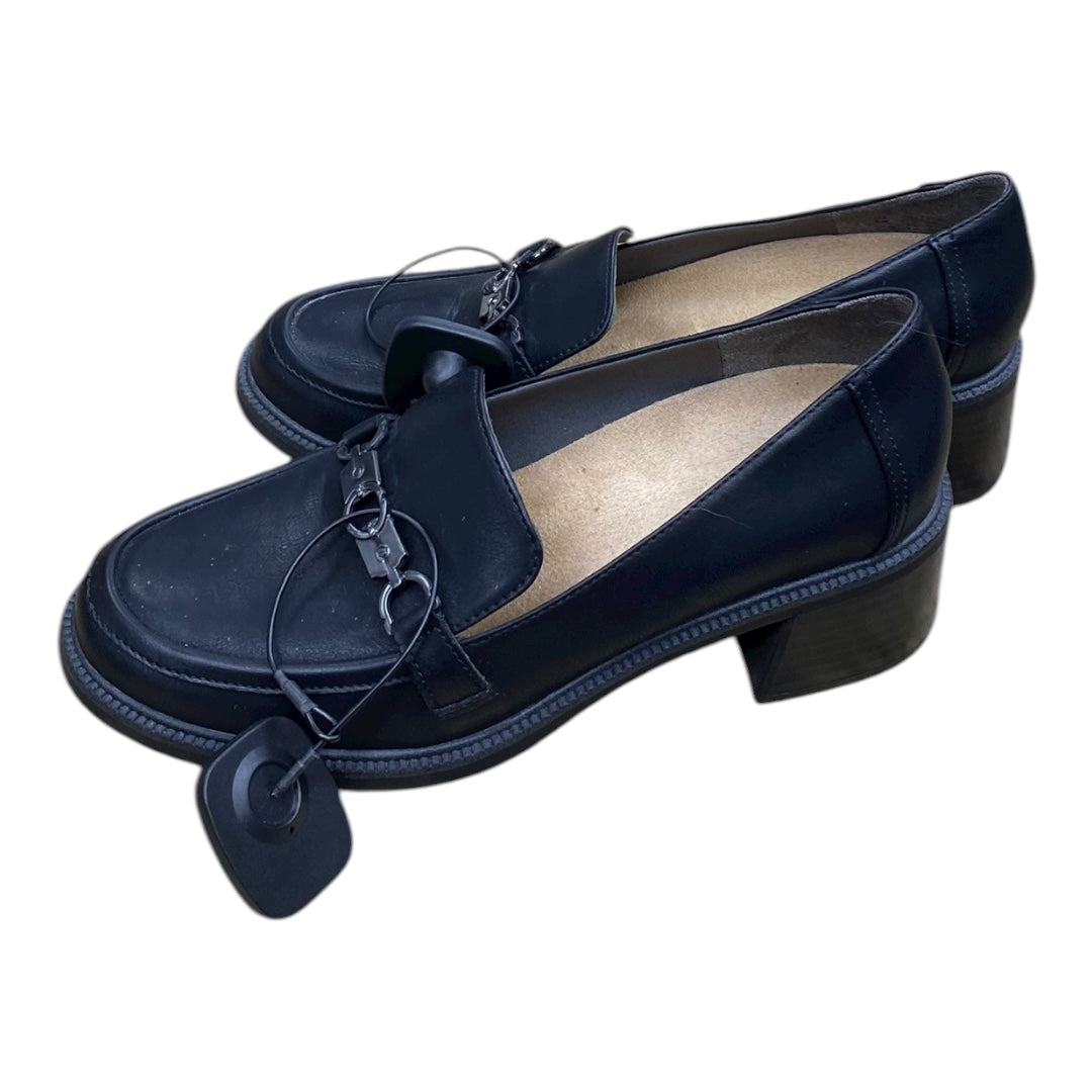 Shoes Heels Block By Dr Scholls In Black, Size:9